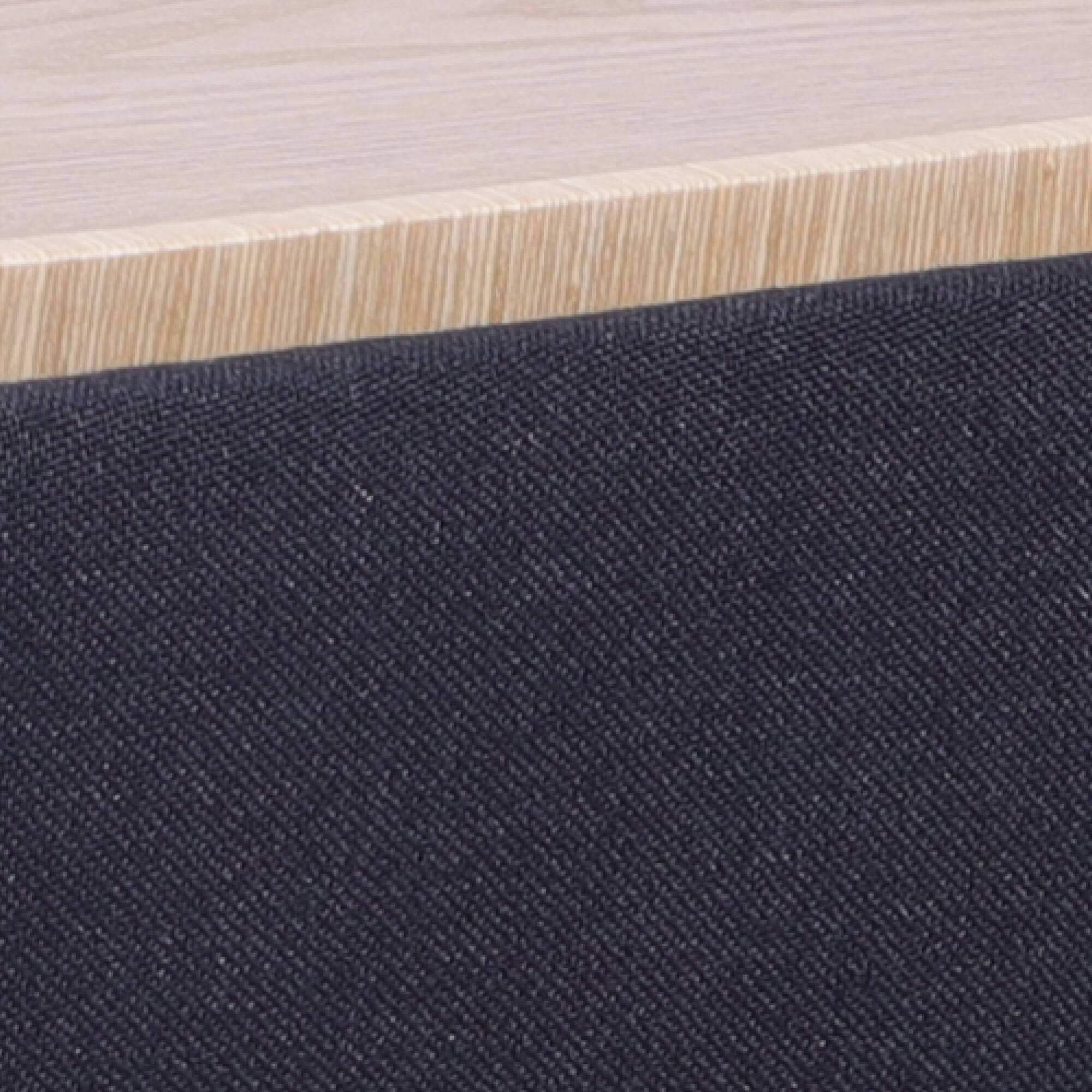 Alt View 9. GOODSILO - Versatile Storage Ottoman with Reversible Wooden Tray Top for Living Room Organization and Comfort - Black.