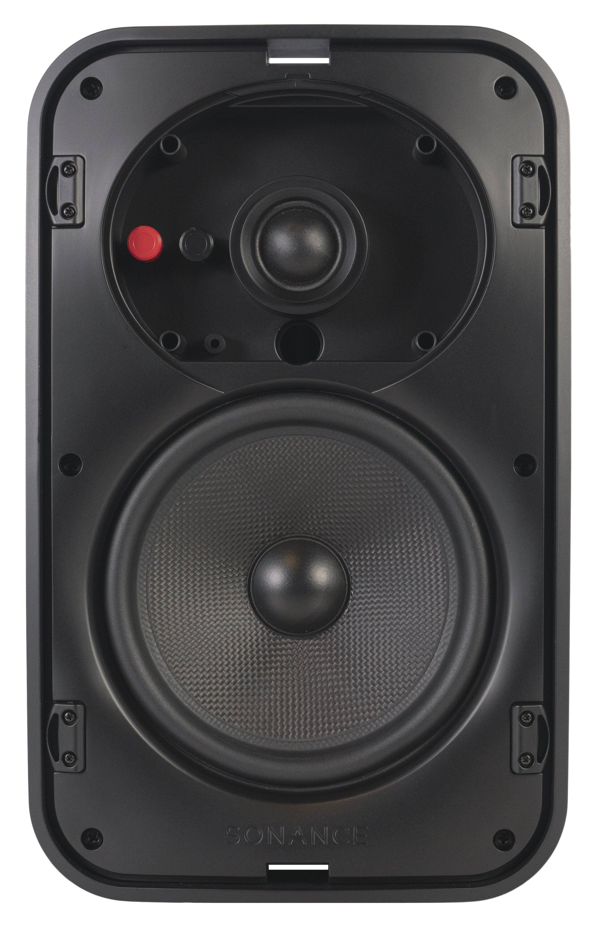 Angle. Sonance - MX62 - Mariner MX Series 6-1/2" 2-Way Outdoor Surface Mount Speakers (Pair) - Black.