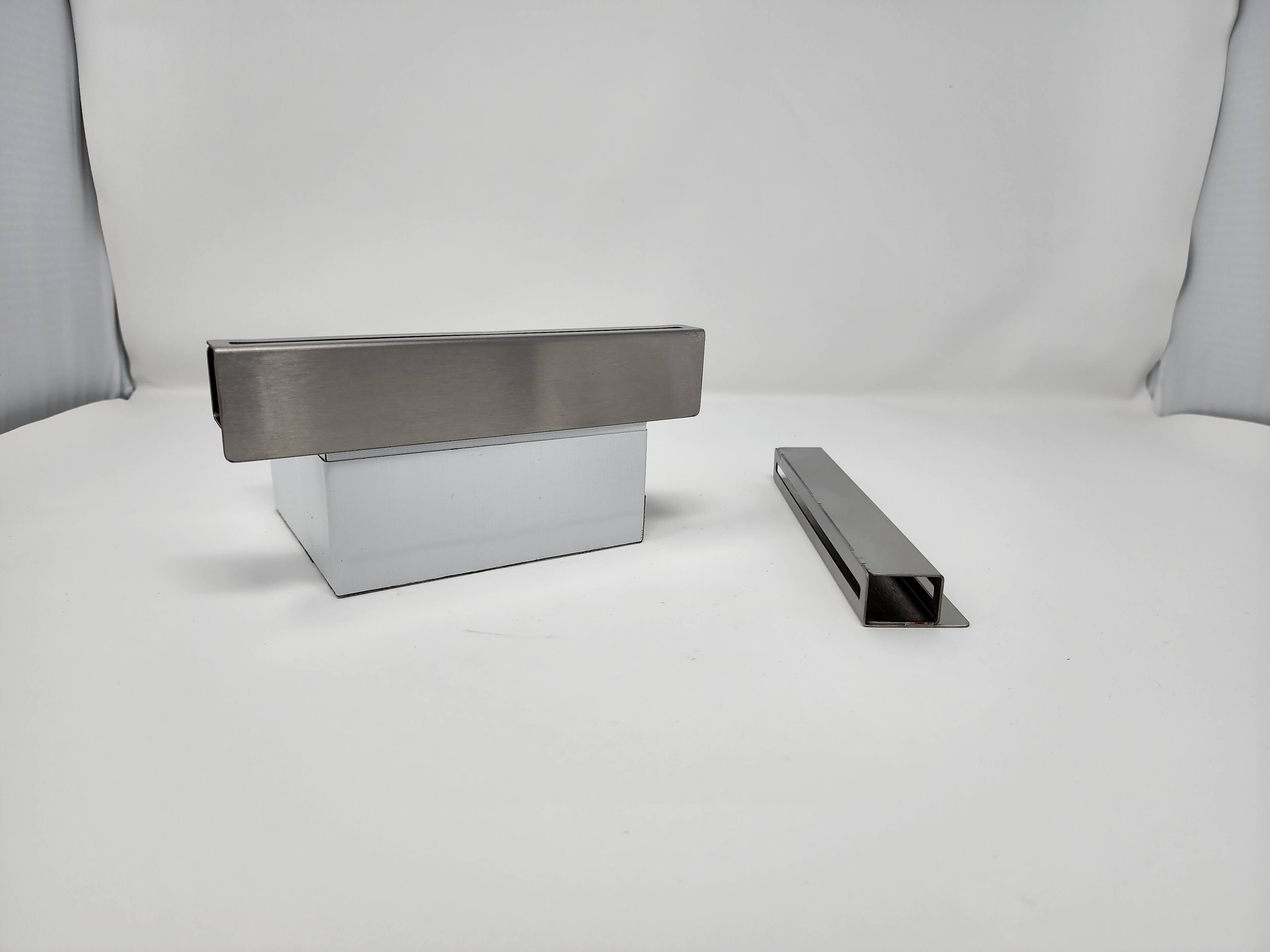 Front. Microvisor - Adapter for Samsung OTR With Center Filter On Tray - Stainless Steel.