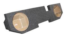 Front. QPower - QPower Dual 12" Sub Box for Dodge Ram Crew Cab & Quad Cab 02-18, Classic 19-22.