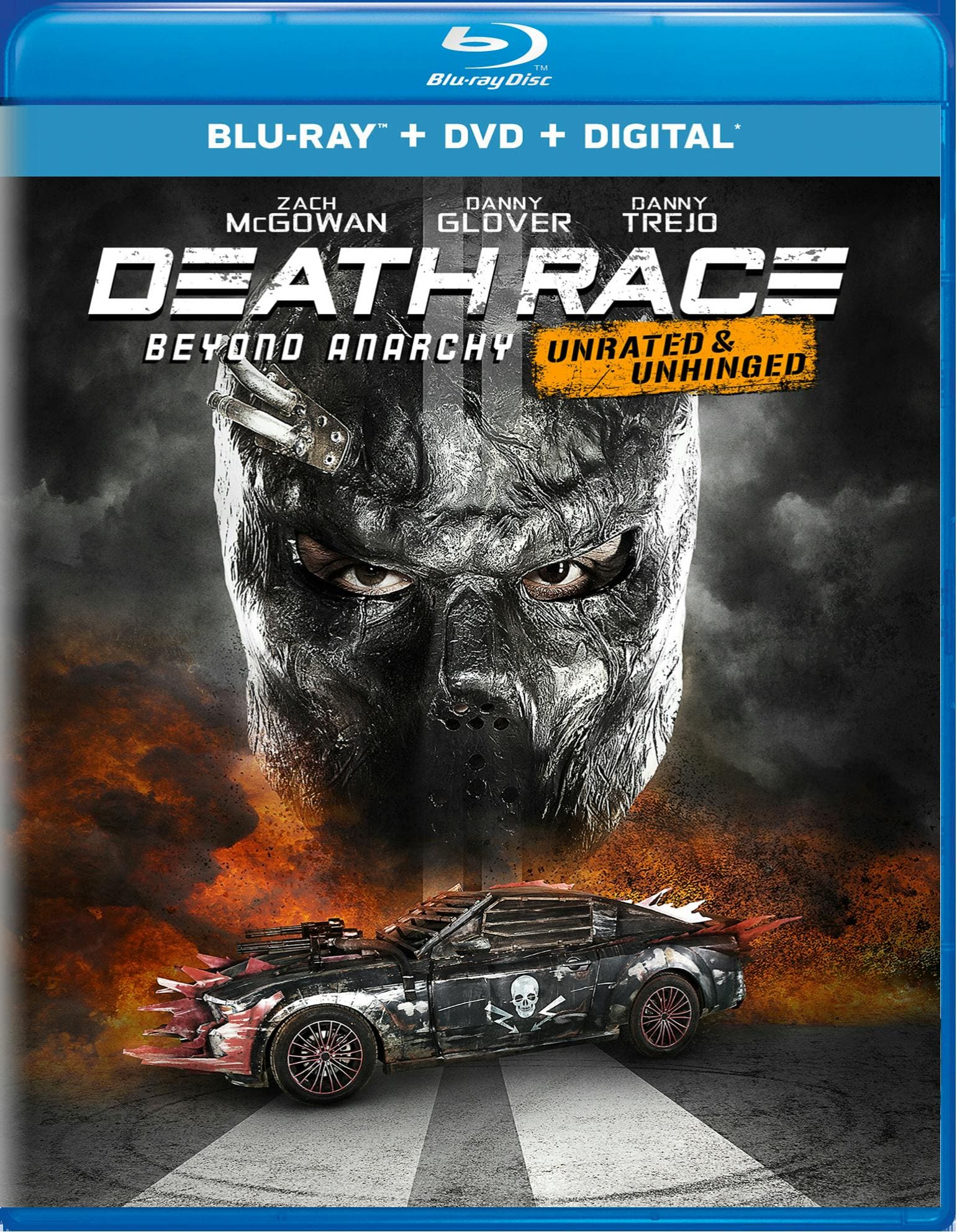 Front. Death Race: Beyond Anarchy (Unrated & Unhinged DVD + Digital) [Blu-ray].
