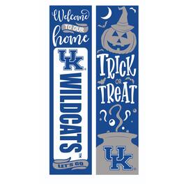 Evergreen Enterprises - Kentucky Wildcats 47" Double Sided Halloween Leaner Fan Sign - Multicolor