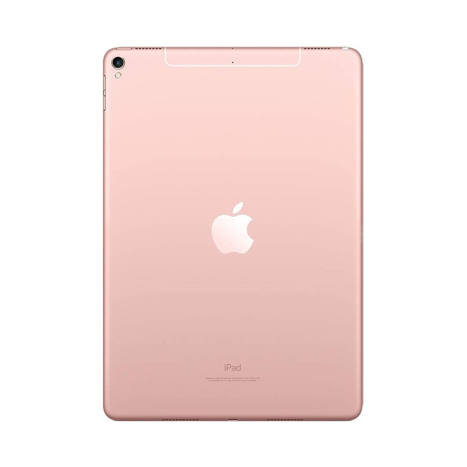 Left. Apple - iPad Pro 10.5 A1709 (WiFi + Cellular Unlocked) 64GB w/ Pre-Installed Tempered Glass - Rose Gold.