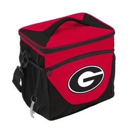 Logo Brands - Georgia Bulldogs Logo 24-Can Cooler - Multicolor
