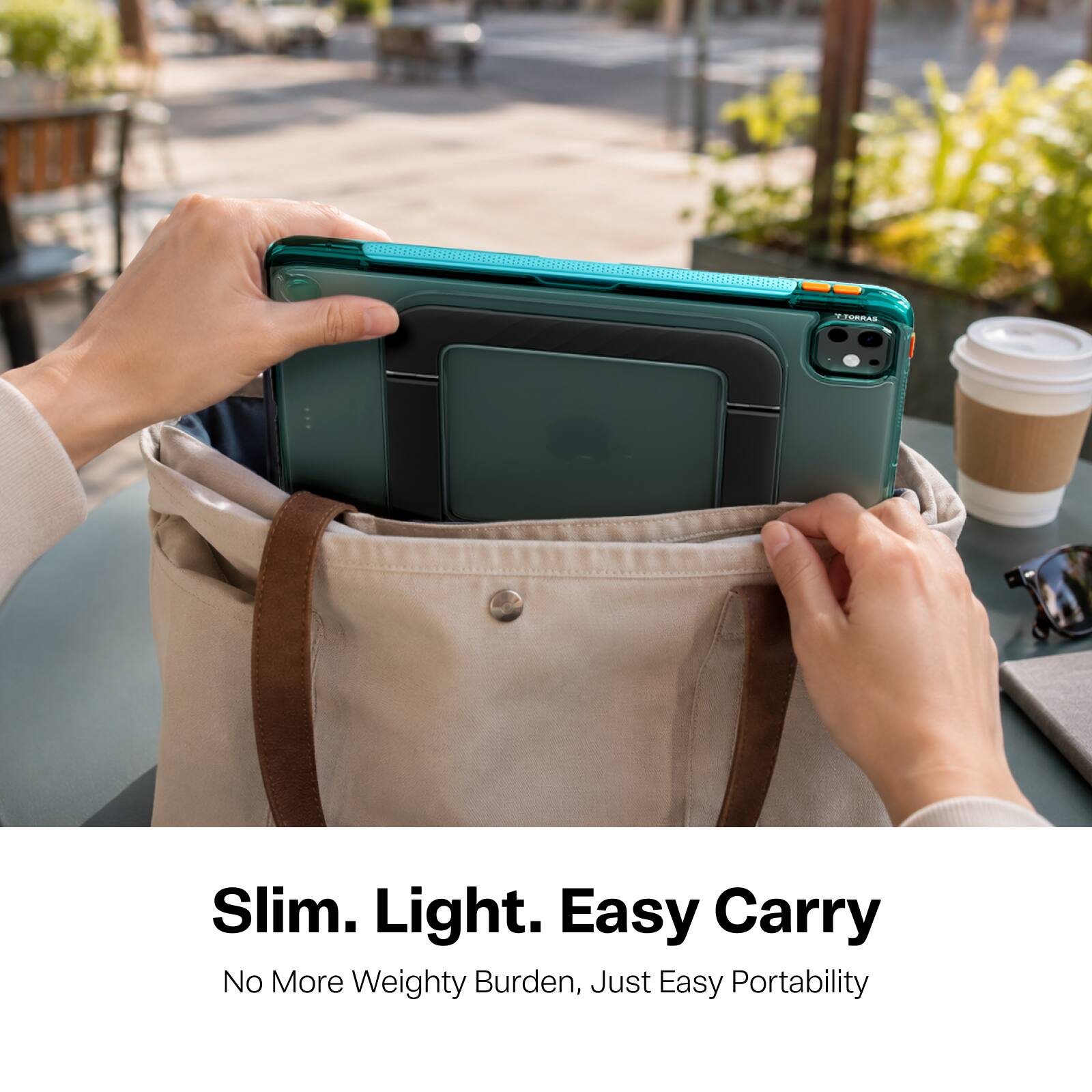 Slim. Light. Easy Carry  
No More Weighty Burden, Just Easy Portability