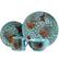 Alt View 5. Elama - Elama Butterfly Garden 16 Piece Stoneware Dinnerware Set - Blue and Red.