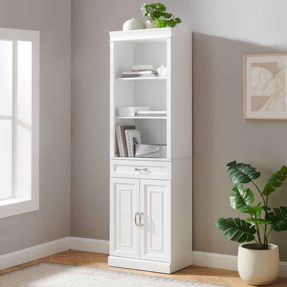 Alt View 10. Crosley Furniture - Stanton Storage Bookcase - White.