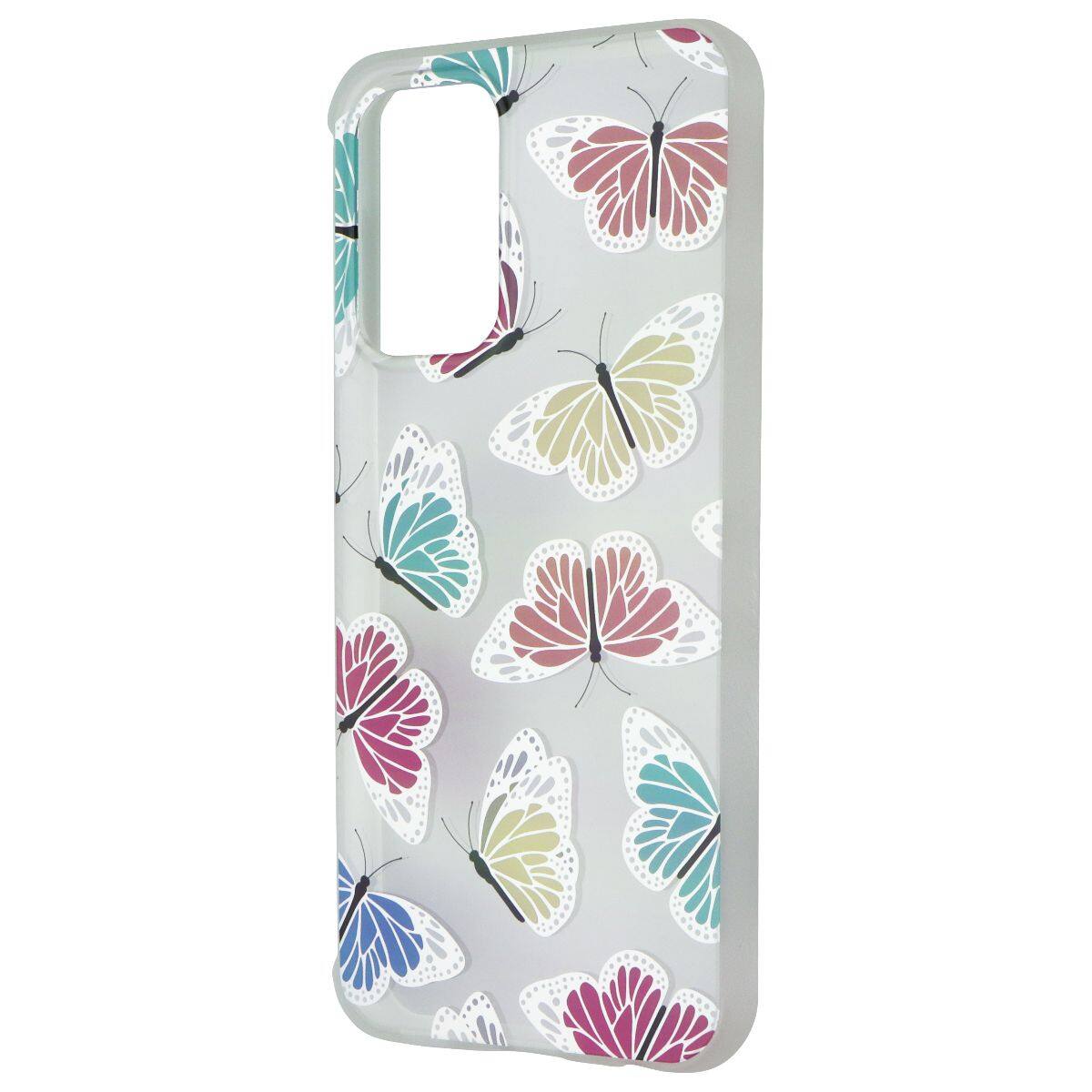 Front. Mybat - MyBat Pro Mood Series Case for Samsung Galaxy A23 (5G) - Neon Butterflies - Multicolor.