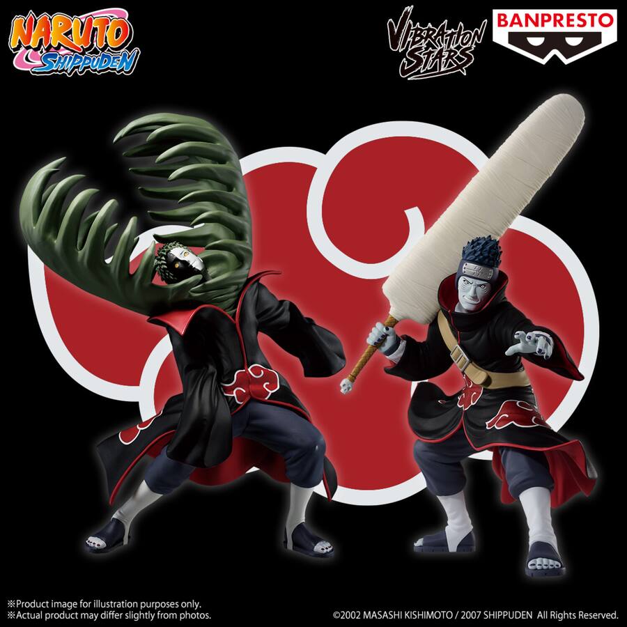 Szetsu PopMarket Banpresto Naruto Shippuden Vibration Stars Zetsu & Kisame ...