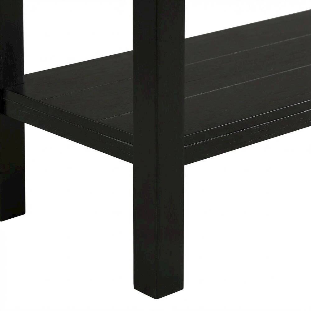 Alt View 1. FurniFact - Rectangle Sofa Table - White.
