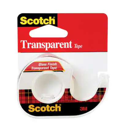 Scotch Transparent Tape
Gloss Finish
Transparent Tape
DS
34-8508-6572-5
Scotch 3M