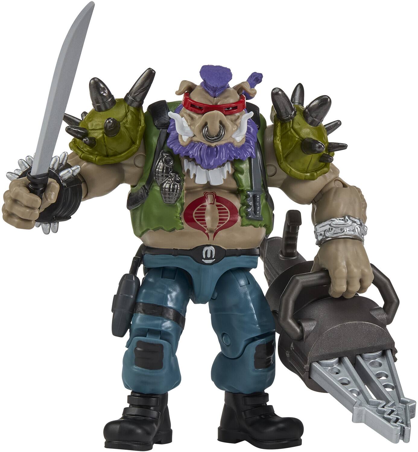 Alt View 1. PopMarket - Teenage Mutant Ninja Turtles x G.I. Joe - Ripper x Bebop Action Figure (TMNT)   - COLLECTIBLES - Multicolor.