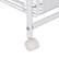 Alt View 14. Honey-Can-Do - 4-Tier Slim Rolling Cart with Drawers - White.