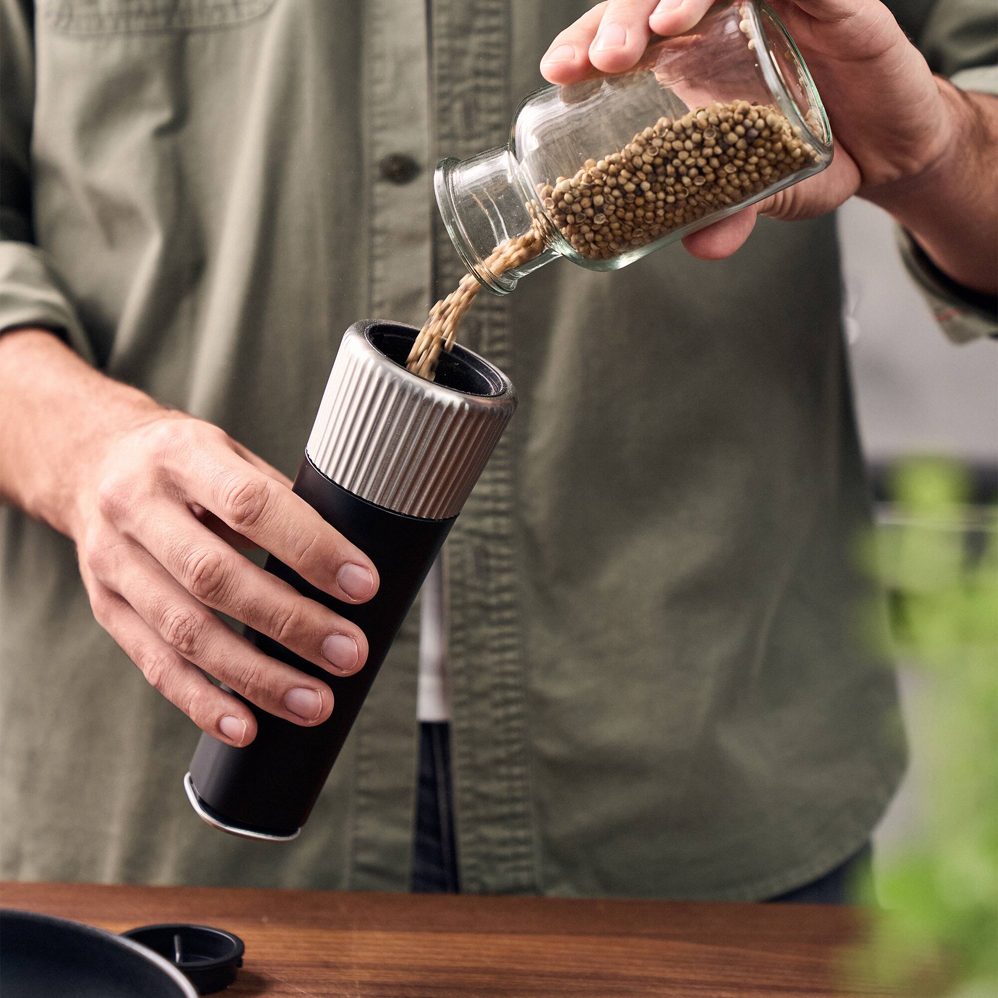 Alt View 6. ZWILLING - ZWILLING Spices Upside-Down Manual Spice Mill, Black - Black.