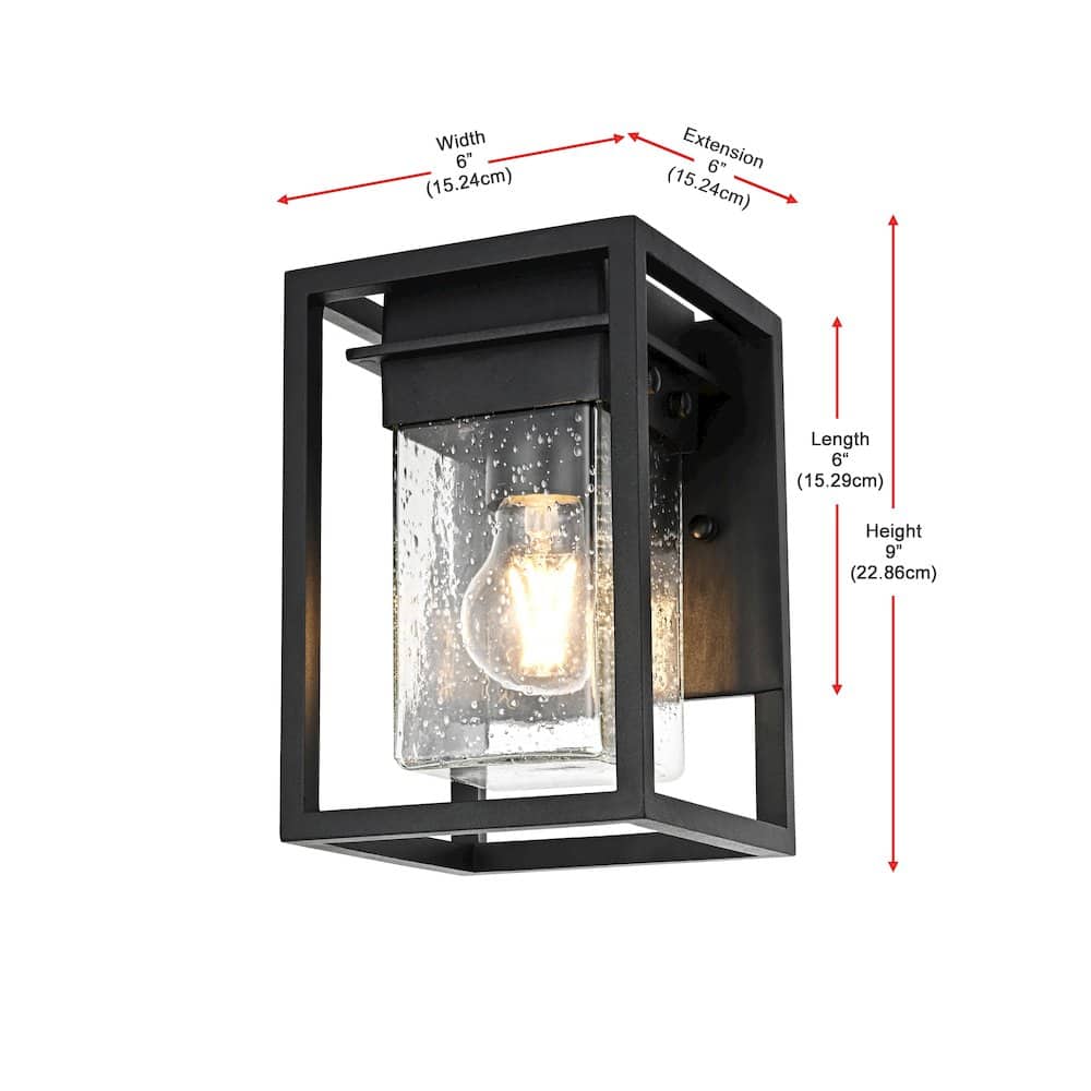 Elegant Lighting - Morse 7 inch Outdoor Pendant - Black price history on PriceWatchPro