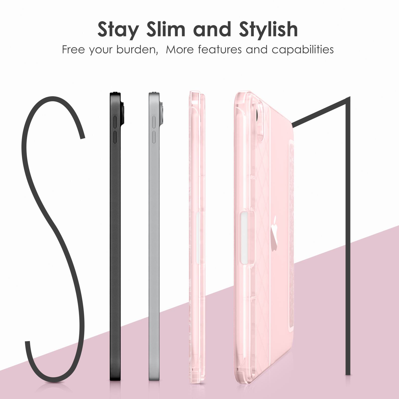 Stay Slim and Stylish  
Free your burden, More features and capabilities