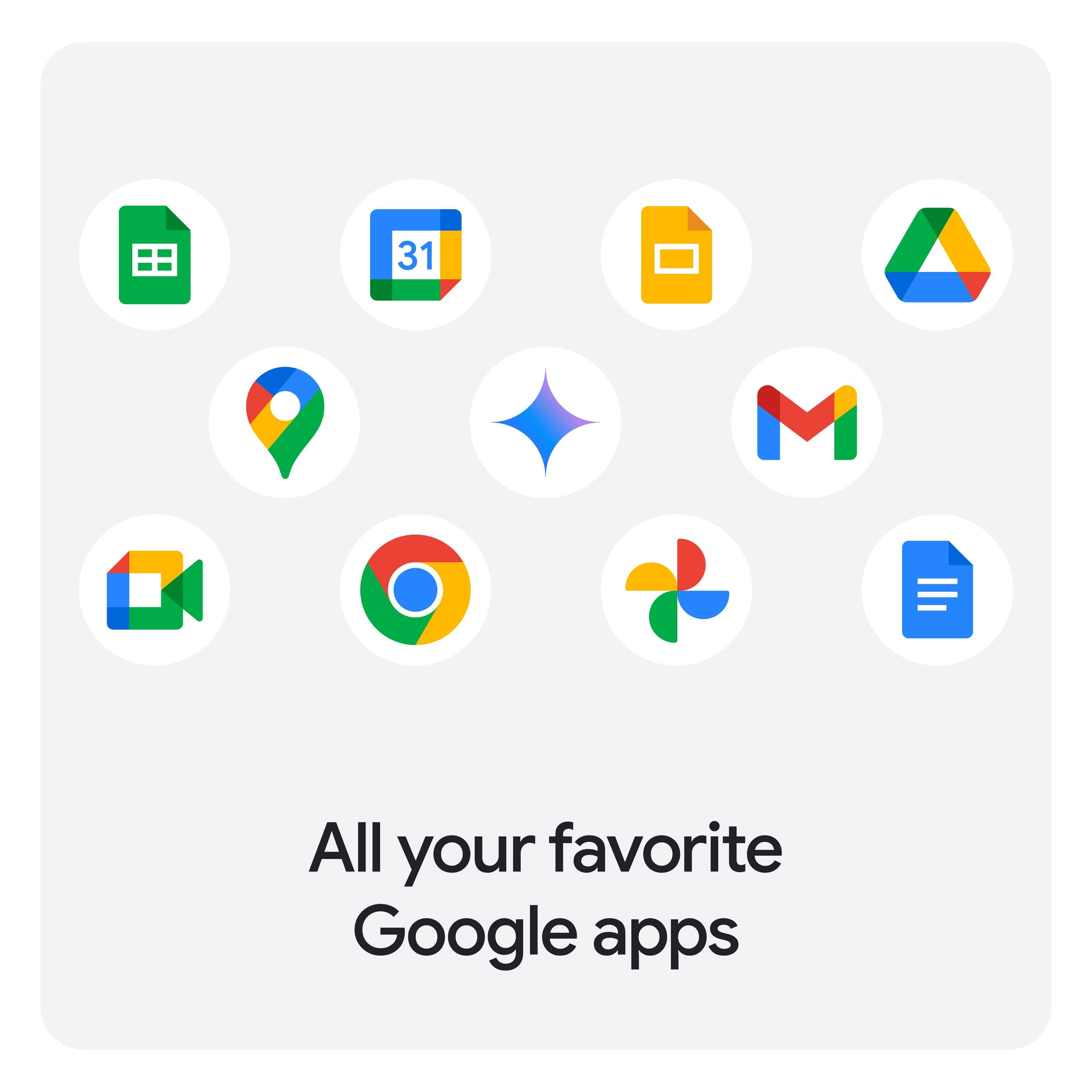 All your favorite Google apps