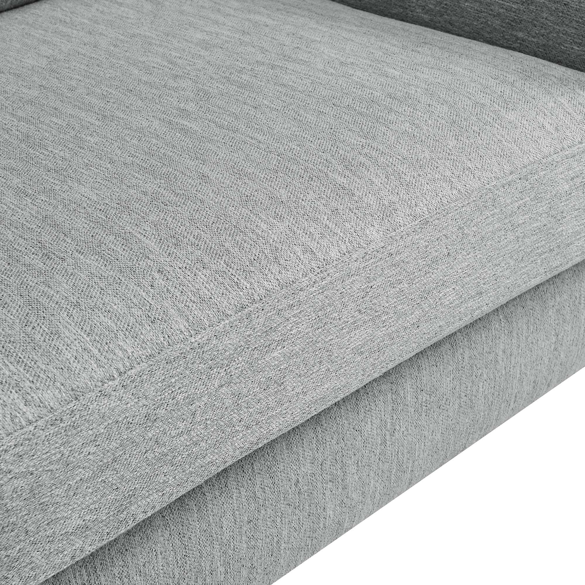 Alt View 4. Modway - Corland Upholstered Fabric Loveseat by Modway - Light Gray.