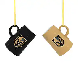 Evergreen Enterprises - Vegas Golden Knights Two-Pack 3" Mini Stein Ornament Set - Multicolor