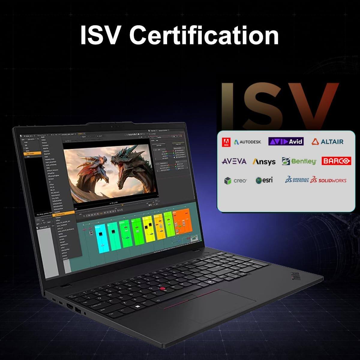 ISV Certification

RF

ISV A AUTODESK Avid ALTAIR
AVEVA Ansys
Bentley BARC
creo
esri
DASSAULT SYSTEMES SOLIDWORKS