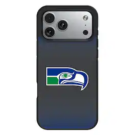 Keyscaper - NFL - Seattle Seahawks Bump Case with 8.2ft Drop Protection - 15 Pro Max - Black