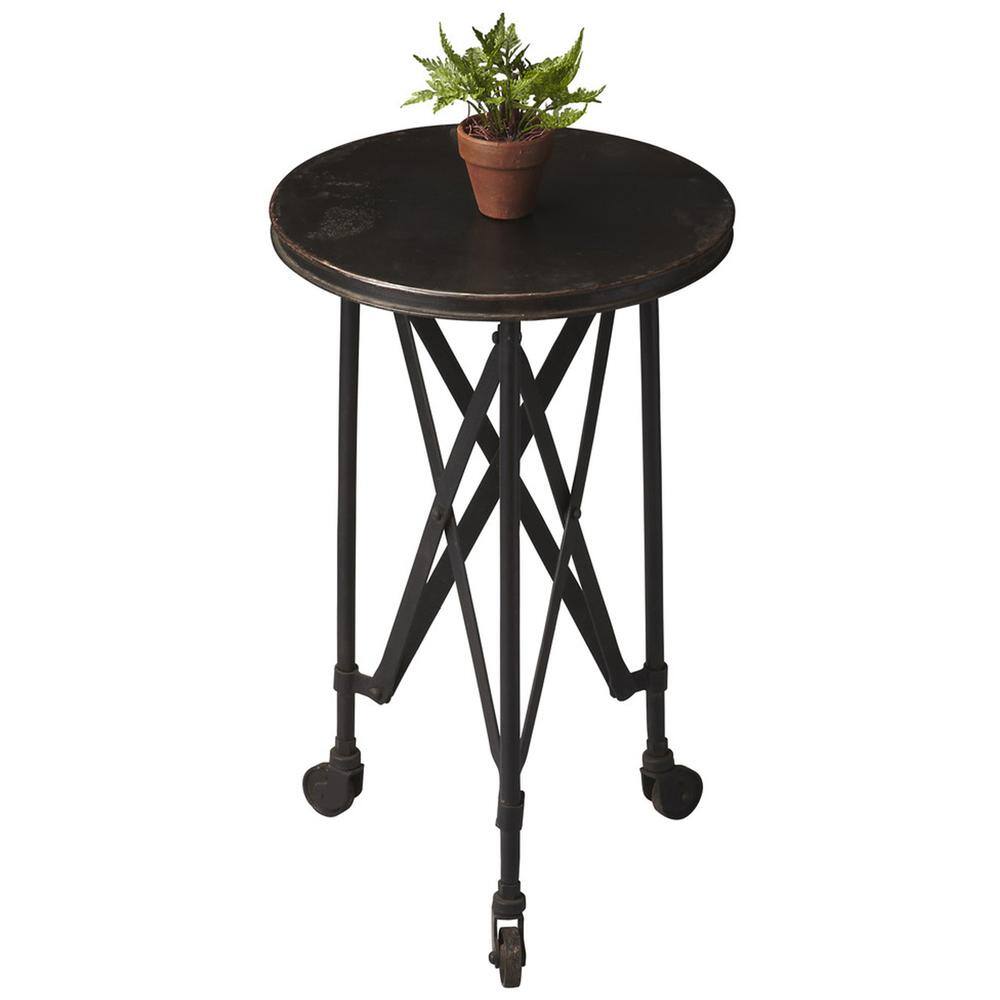 Left. Butler Specialty - Costigan Flat Side Table - Black.