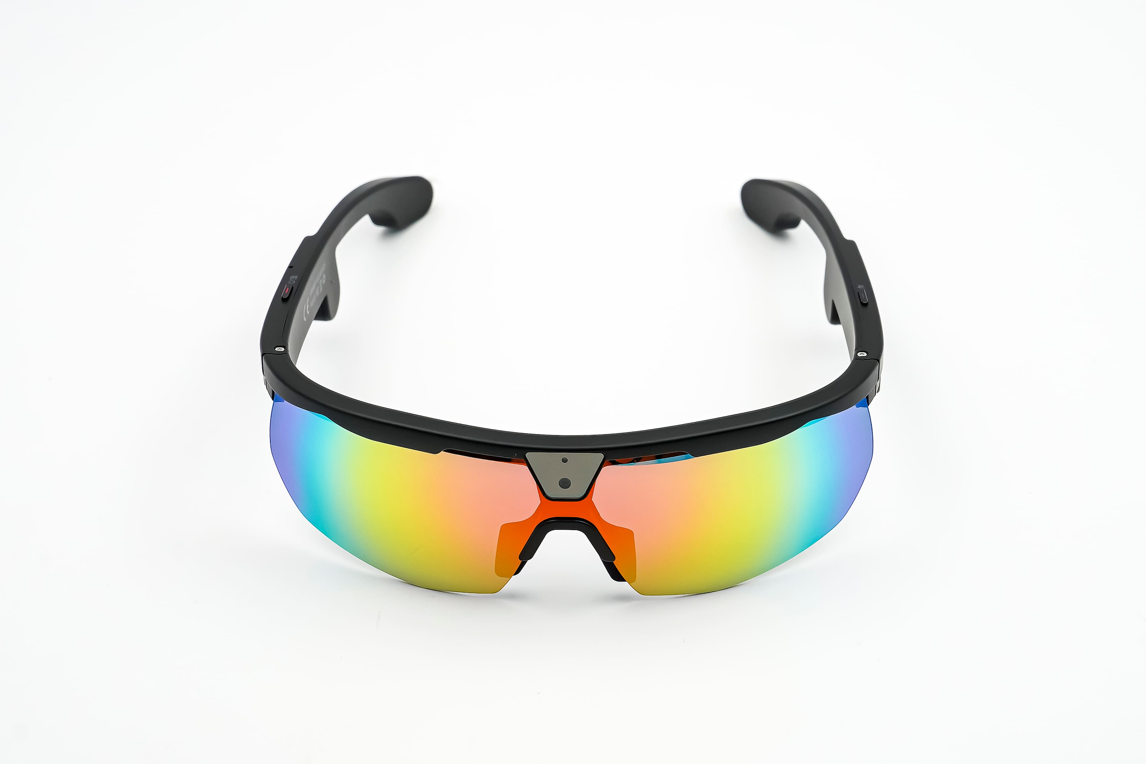 Front. Loheer - Loheer Smart Glasses – AI Sports Vision, 32MP Camera, Anti-Shake, Waterproof, Voice Control - Black.