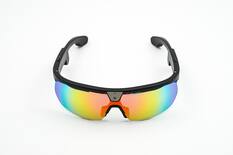Front. Loheer - Loheer Smart Glasses – AI Sports Vision, 32MP Camera, Anti-Shake, Waterproof, Voice Control - Black.