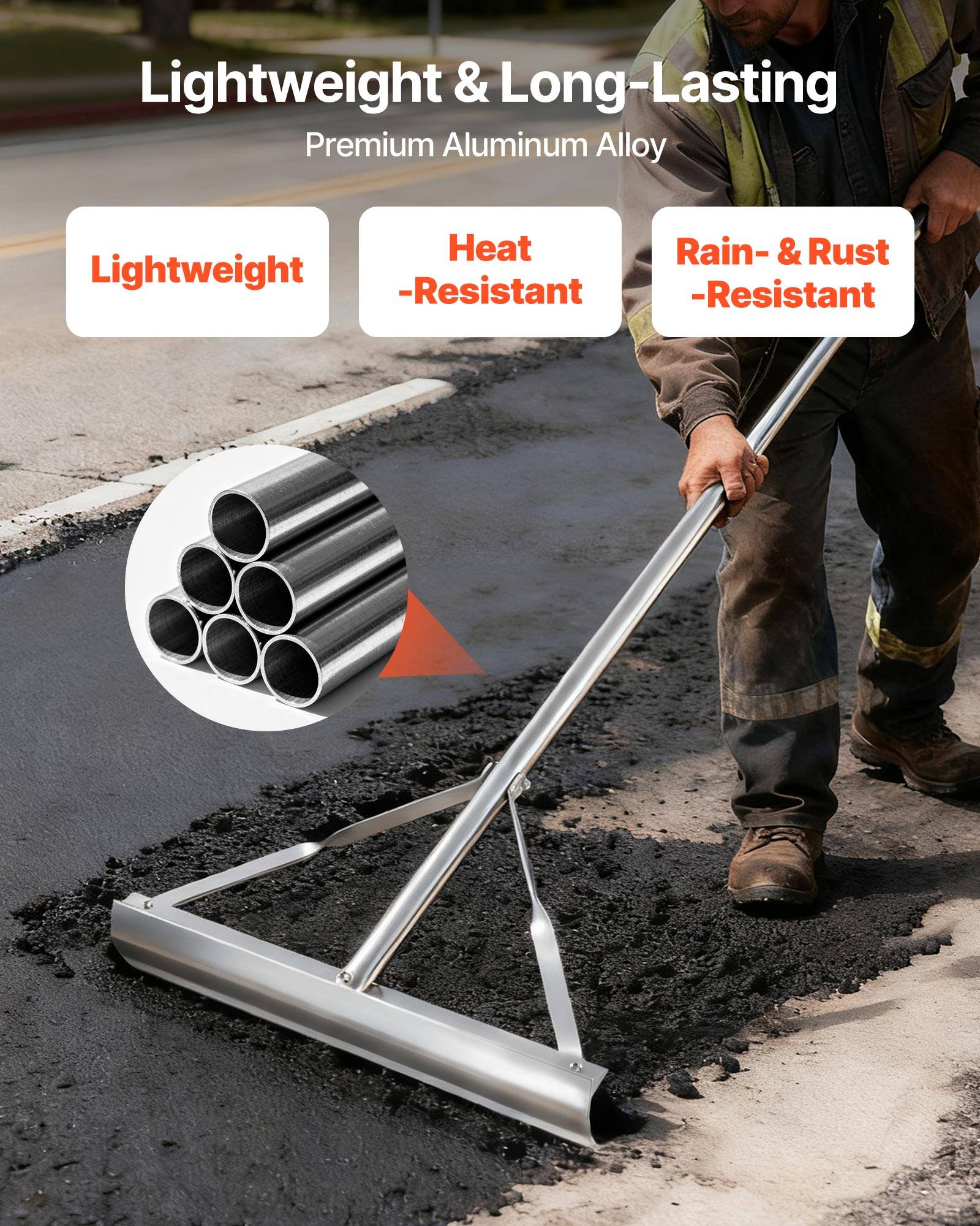 Lightweight & Long-Lasting  
Premium Aluminum Alloy  

- Lightweight  
- Heat-Resistant  
- Rain- & Rust-Resistant