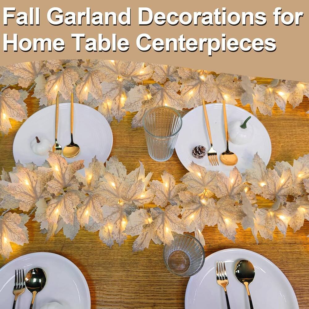 Fall Garland Decorations for Home Table Centerpieces