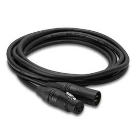 Hosa Technology - 3' 3 Pin XLR Male to 3 Pin XLR Female Microphone Cable with Neutrik Connectors