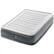 Front. Intex - Intex Comfort Deluxe Dura-Beam Plush Air Mattress Bed with Built-In Pump, Full - Grey.