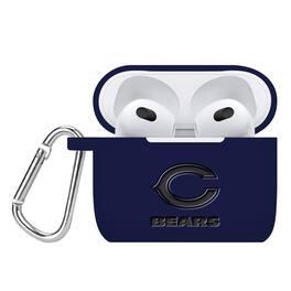 Artinian - Chicago Bears Debossed Silicone AirPods Gen Three Case Cover - No Size - Multicolor