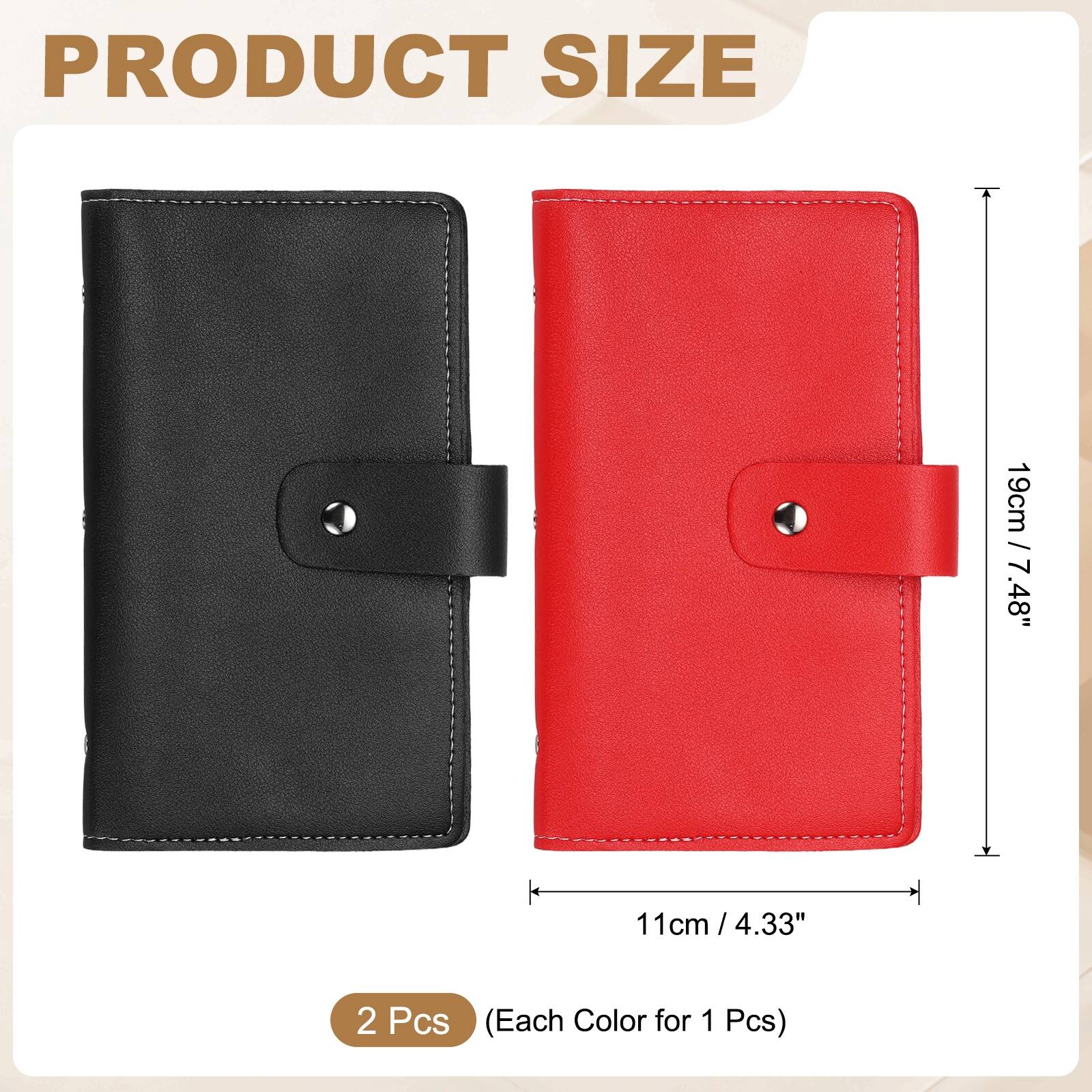 PRODUCT SIZE  
19cm / 7.48"  
11cm / 4.33"  
2 Pcs (Each Color for 1 Pcs)