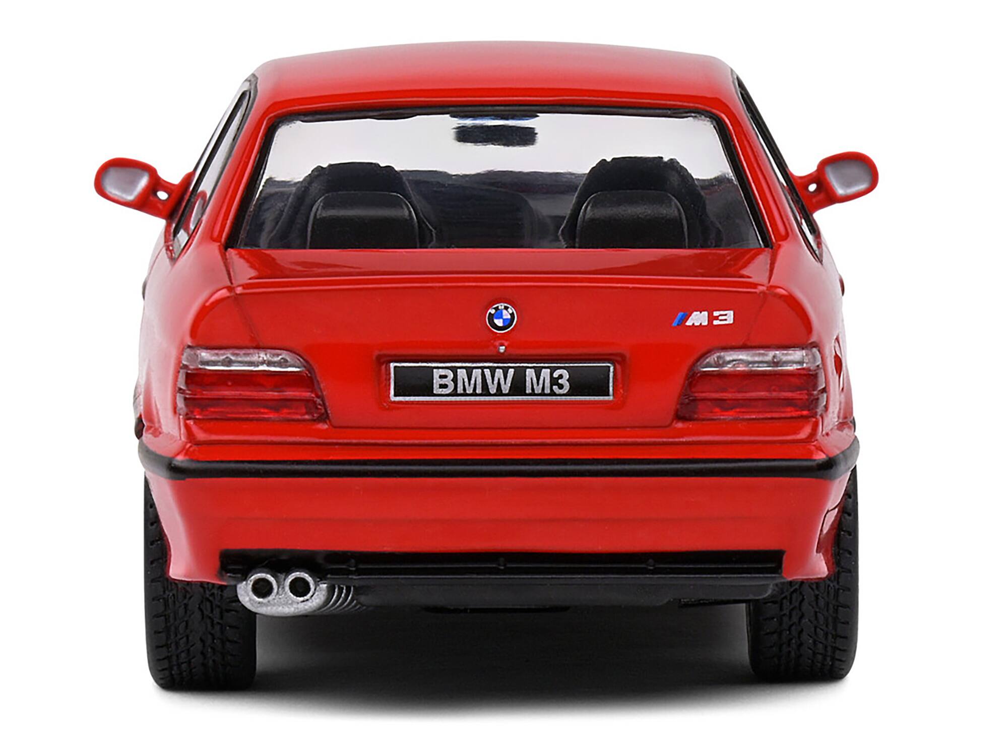 Alt View 1. Solido - 1999 BMW E36 M3 Coupe Brilliant Red 1/43 Diecast Model Car by Solido - Red.