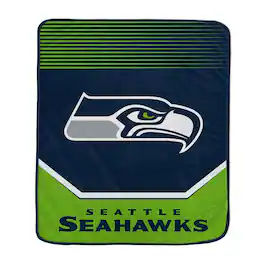 Pegasus - Seattle Seahawks 50- x 60- Half Tone Lines Tab Blanket - Multicolor