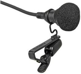 Sony - ECM-44BPT Electret Condenser Lavalier Microphone, 40 Hz to 15 Khz Frequency Response, Black