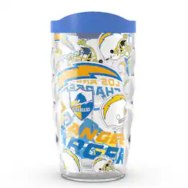 Tervis - Los Angeles Chargers 10oz. Allover Classic Wavy Tumbler - Multicolor