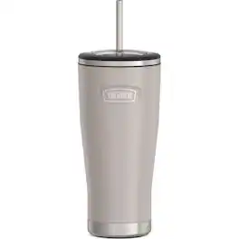 Thermos - 24 oz. Icon Cold Tumbler w/ Straw - Sandstone
