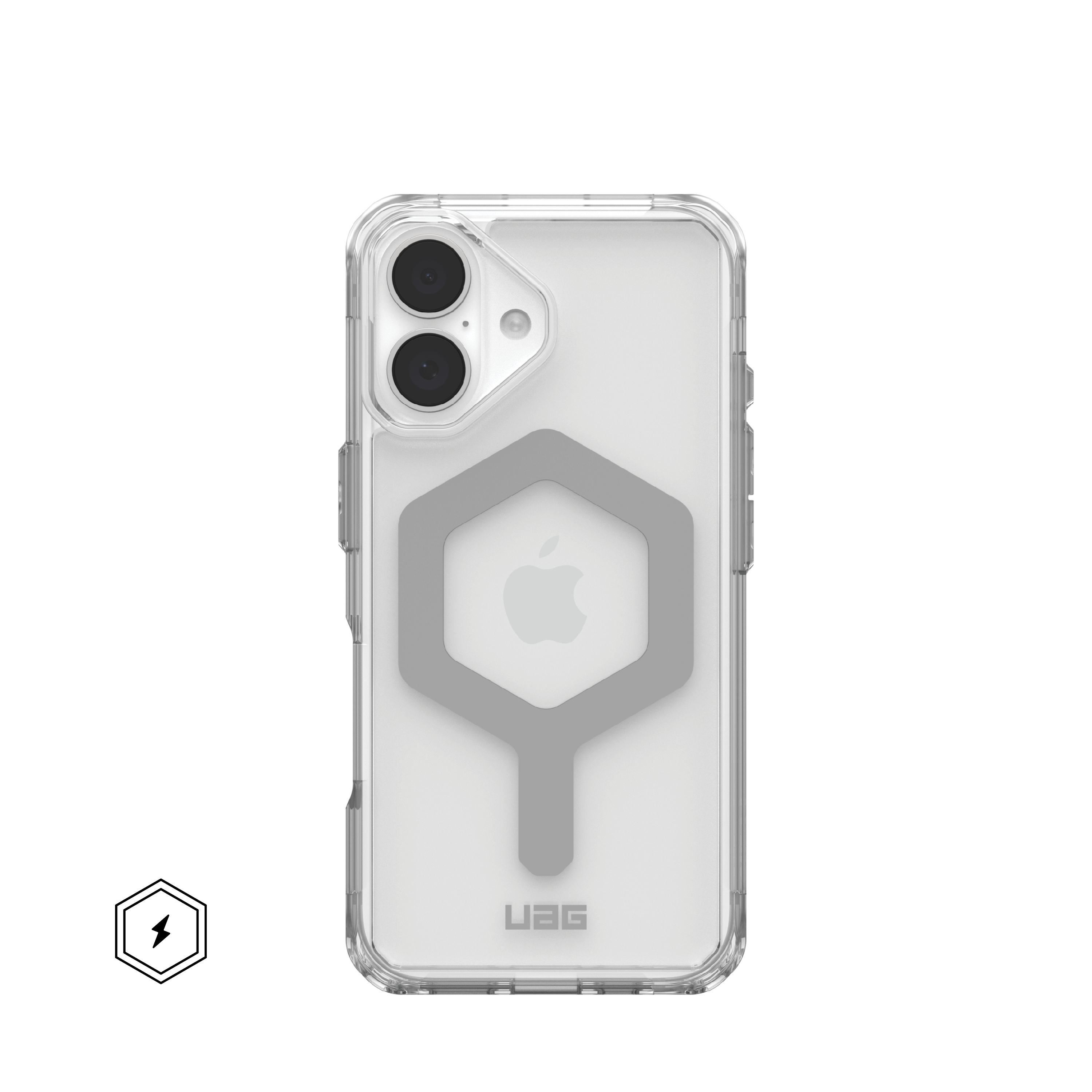 UAG - Plyo Series Case with Magsafe for Apple iPhone 16 - Ice/Silver