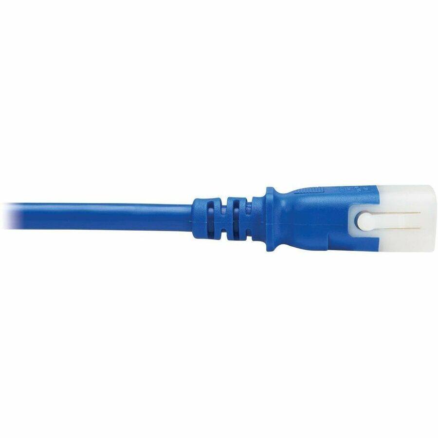 Alt View 6. Tripp Lite - TRIPP LITE Series PDU Power Cord C15 to P-Lock C14 Heavy-Duty 15A 250V 14AWG 3FT - Blue.