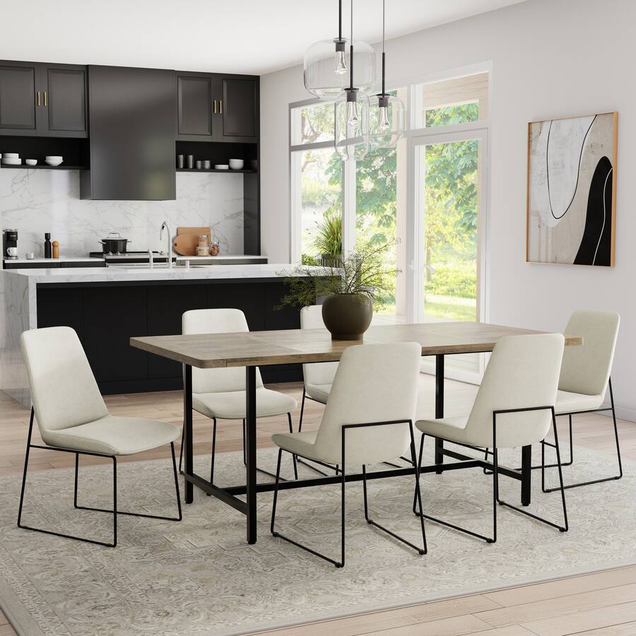 Simpli Home Campbell 72 inch x 36 inch Rectangle Modern Industrial ...