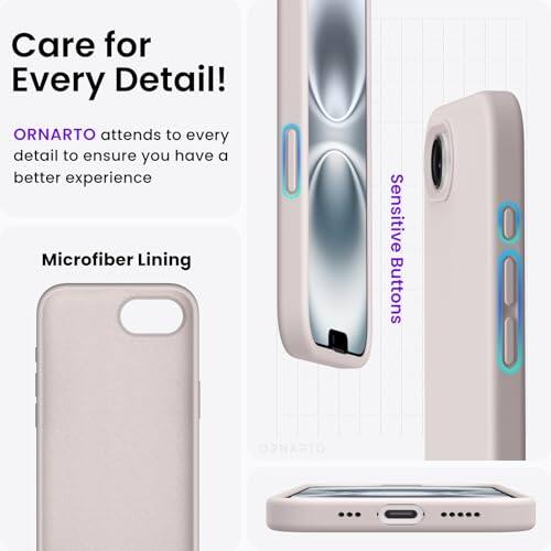 Care for Every Detail! ORNARTO attends to every detail to ensure you have a better experience. Microfiber Lining, Sensitive Buttons.