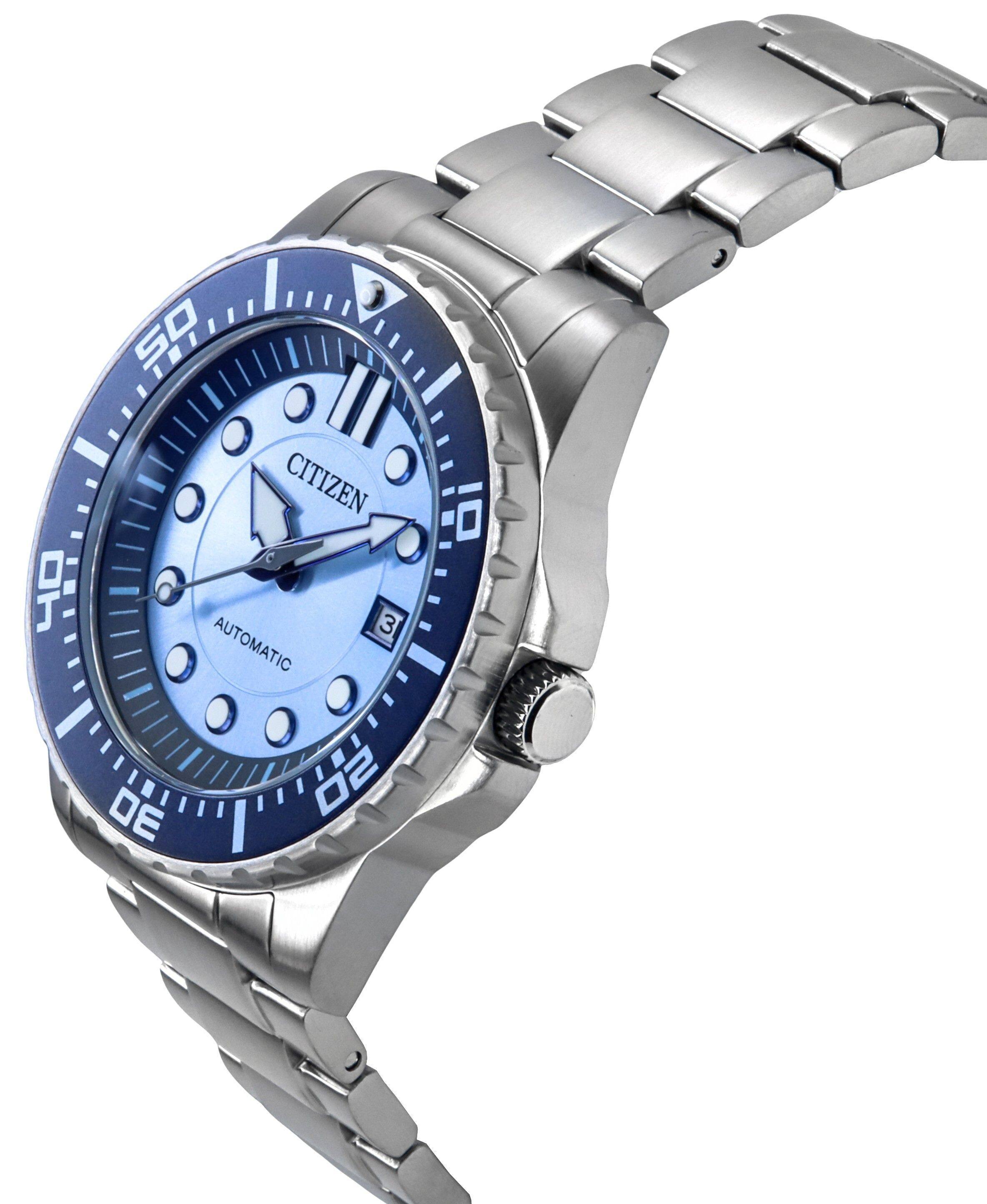 Citizen Limited Edition Stainless Steel Blue Dial Automatic NJ0178