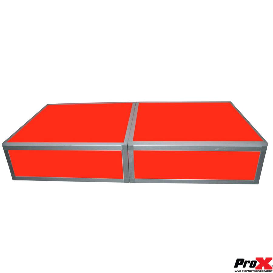 Stage Riser Platform ProX Lumo Stage Acrylic Platform Riser, 24x24x8