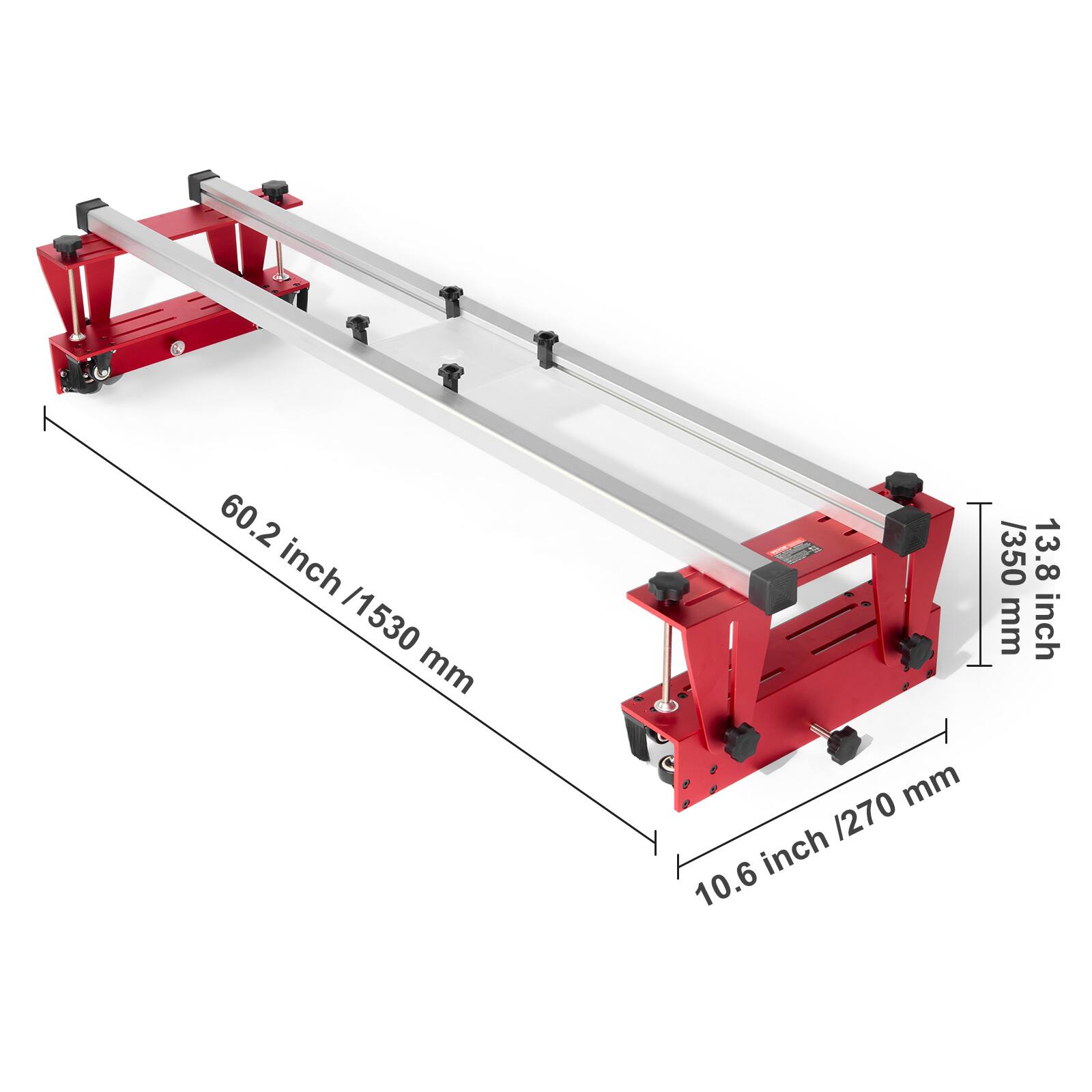 60.2 inch /1530 mm  
13.8 inch /350 mm  
10.6 inch /270 mm