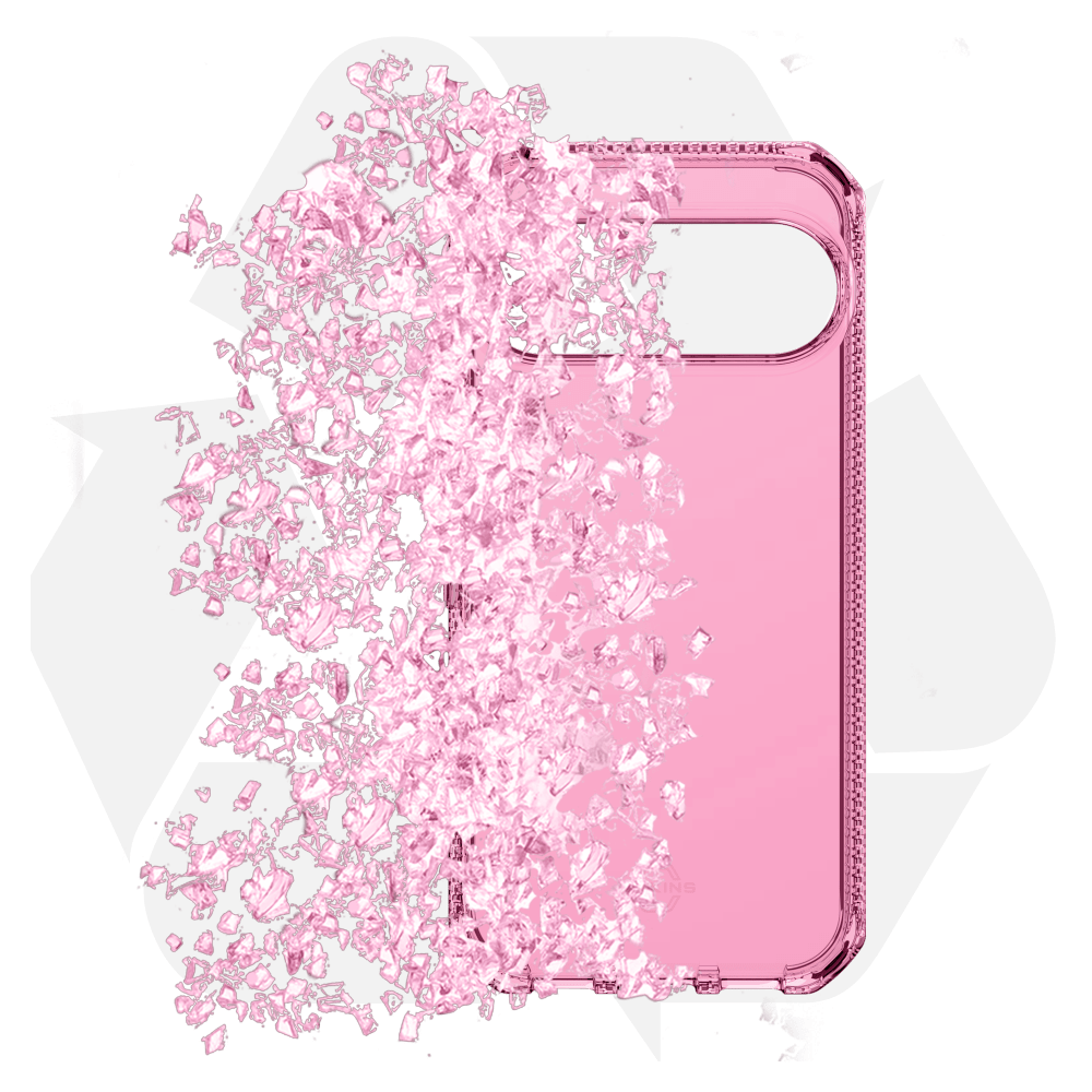 Alt View 7. Itskins - SPECTRUM R // CLEAR Case for Google Pixel 10 / 10 Pro - Light Pink.