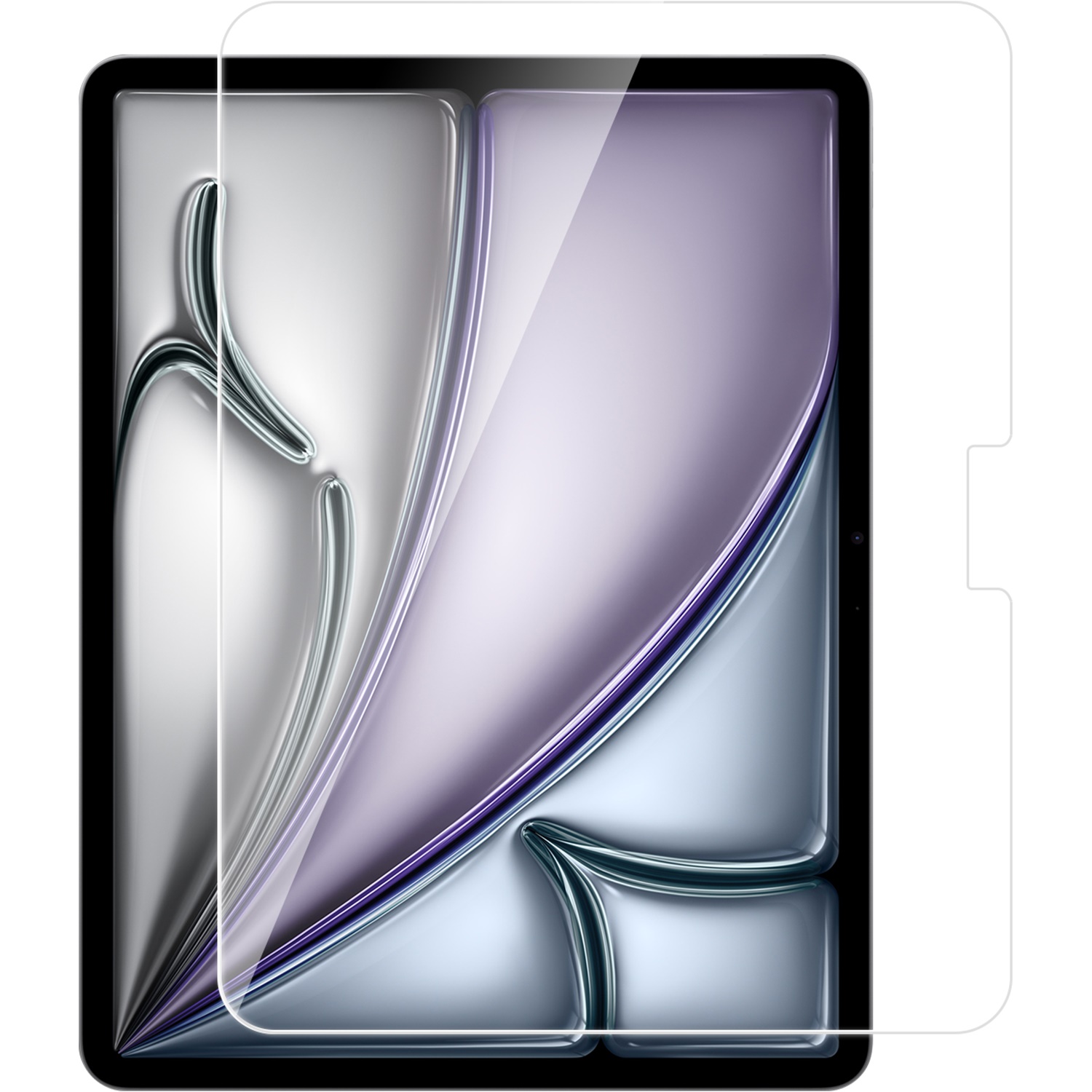 Alt View 11. SaharaCase - Easy Apply Tempered Glass Screen Protector for Apple iPad Air 11-inch (M2 2024 and M3 2025) - Clear.