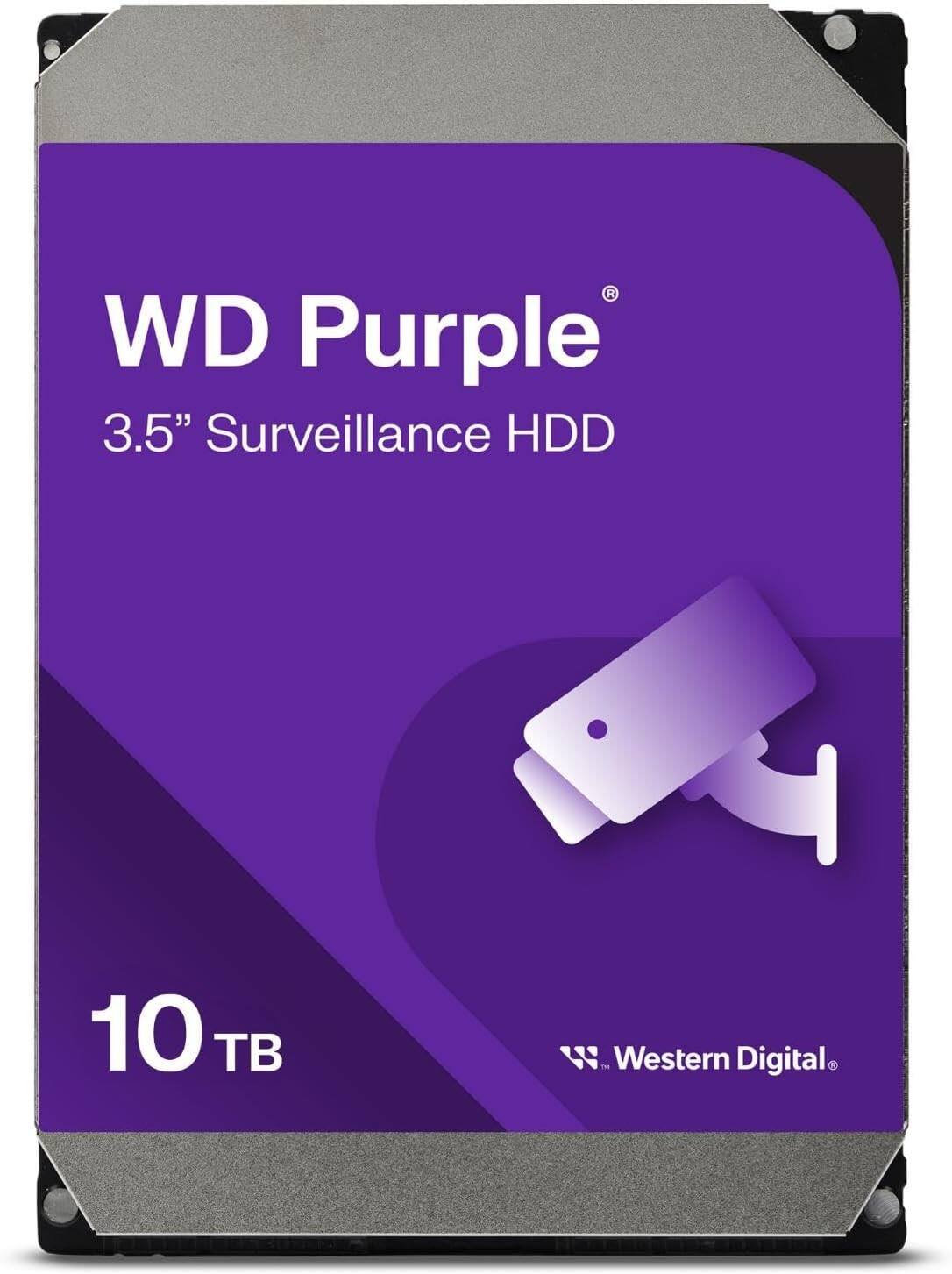 WD Purple 3.5" Surveillance HDD 10 TB  
Western Digital