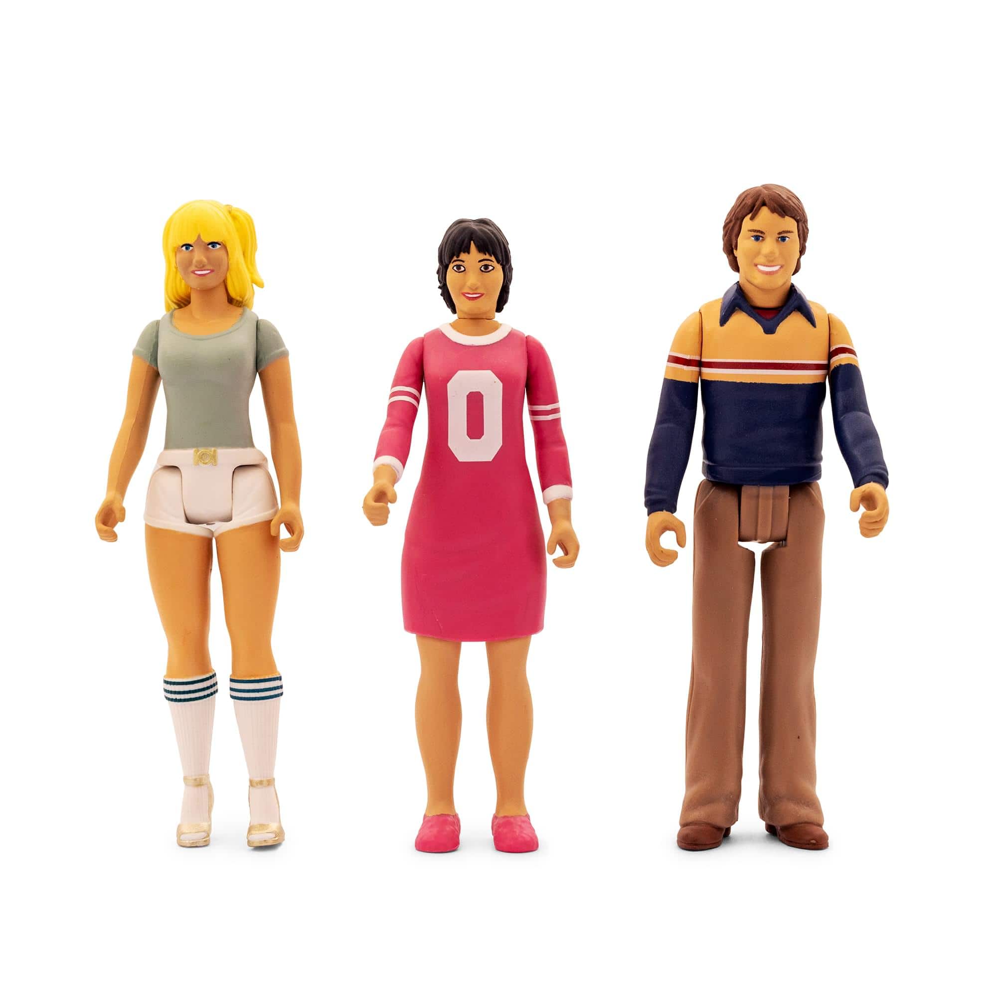 Toynk Three's Company 3.75 Inch Retro Action Figure Box Set Multi